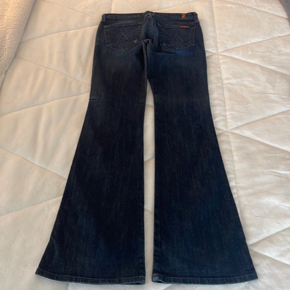 7 For All Mankind Flare Jeans. Size 27 x 33. - Picture 4 of 8